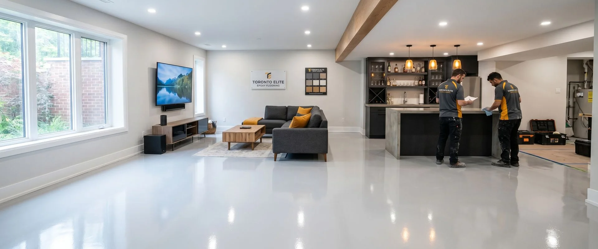 Basement Epoxy Flooring in Ottawa, ON