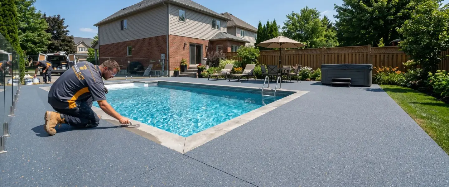 Outdoor Patio Epoxy Coating in Ottawa, ON