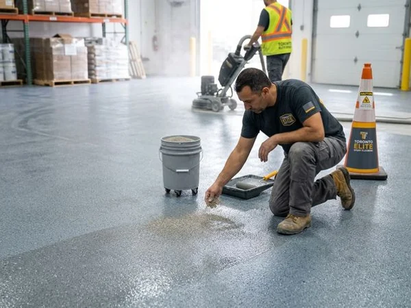 Epoxy Floor Repair & Recoat in Ottawa, ON project 4