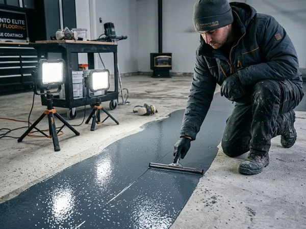 Polyaspartic Floor Coating in Ottawa, ON project 2