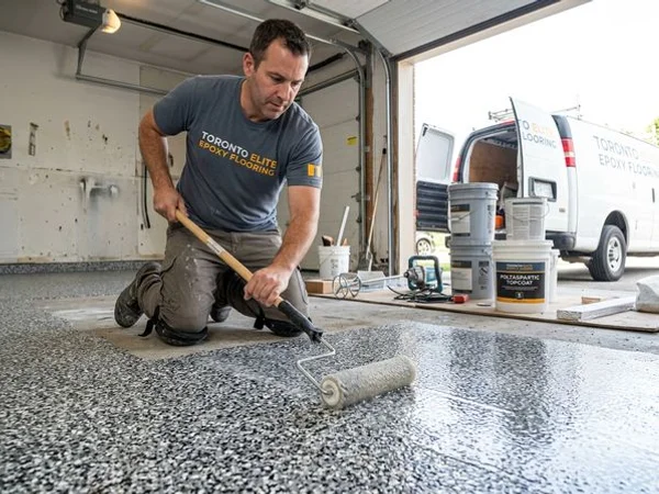 Polyaspartic Floor Coating in Ottawa, ON project 1