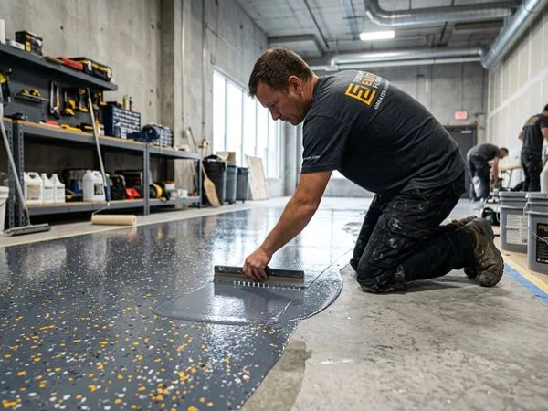 Polyaspartic Floor Coating in Ottawa, ON project 3