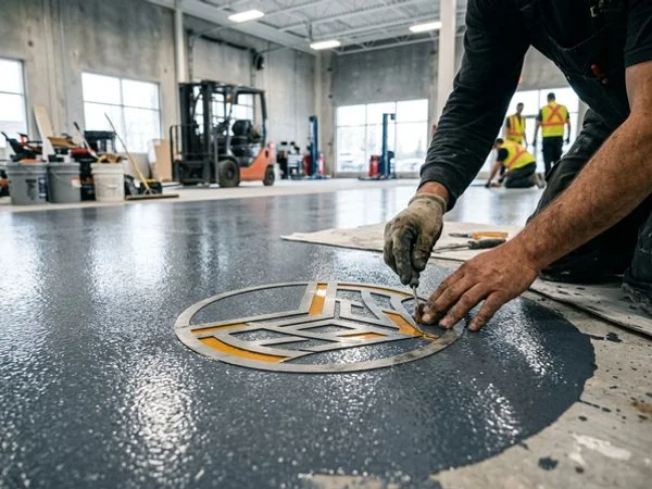 Retail Showroom Epoxy Flooring in Ottawa, ON project 4