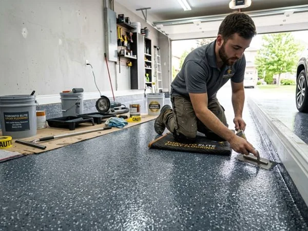 Epoxy Floor Repair & Recoat in Ottawa, ON project 3