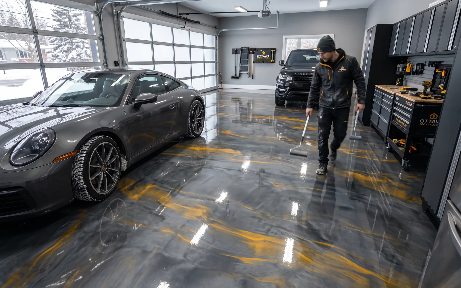 Ottawa Epoxy Flooring installation
